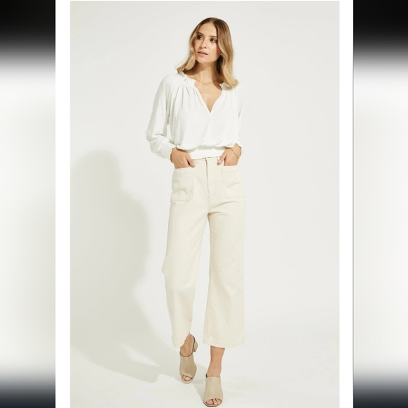 GENTLE FAWN,‎ Brooke Top, White , Size Medium - Picture 2 of 8